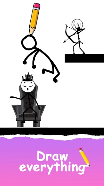 Save The Stick: Draw 2 Save [MOD: безлимитные подсказки и открыты все уровни] Screenshot 5