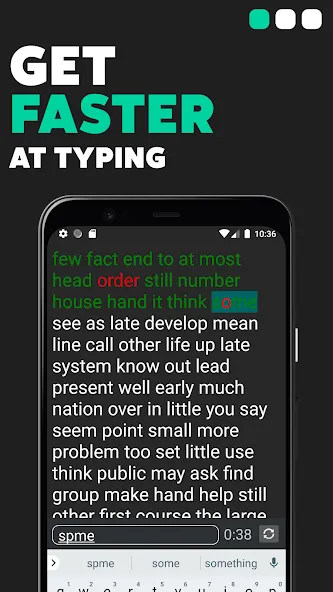TypeGo – speed up your typing! [MOD: быстрая прокачка навыков печати] Screenshot 1