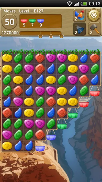 Gems Fever [MOD: много драгоценных камней и усилений] Screenshot 2