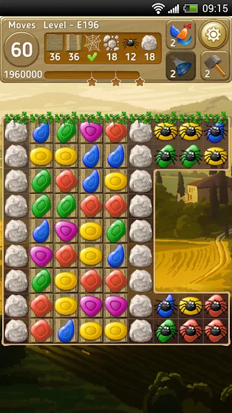 Gems Fever [MOD: много драгоценных камней и усилений] Screenshot 4
