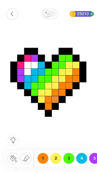Color by Number：Coloring Games [MOD: без рекламы и все раскраски открыты] Screenshot 4