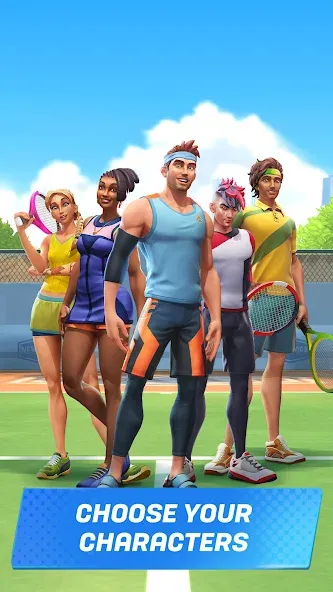 Tennis Clash: Multiplayer Game [MOD: безлимитные деньги и энергия] Screenshot 5