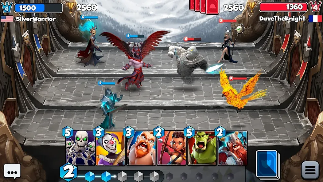 Castle Crush：Epic Battle [MOD: безлимитные монеты и энергия] Screenshot 5