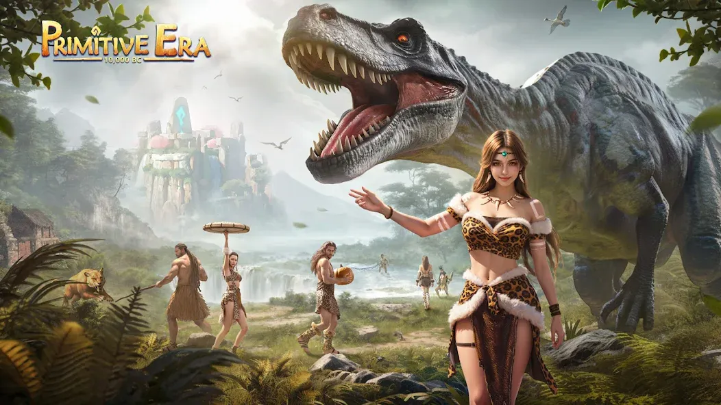 Primitive Era: 10000 BC [MOD: безлимитные ресурсы и быстрая прокачка] Screenshot 1