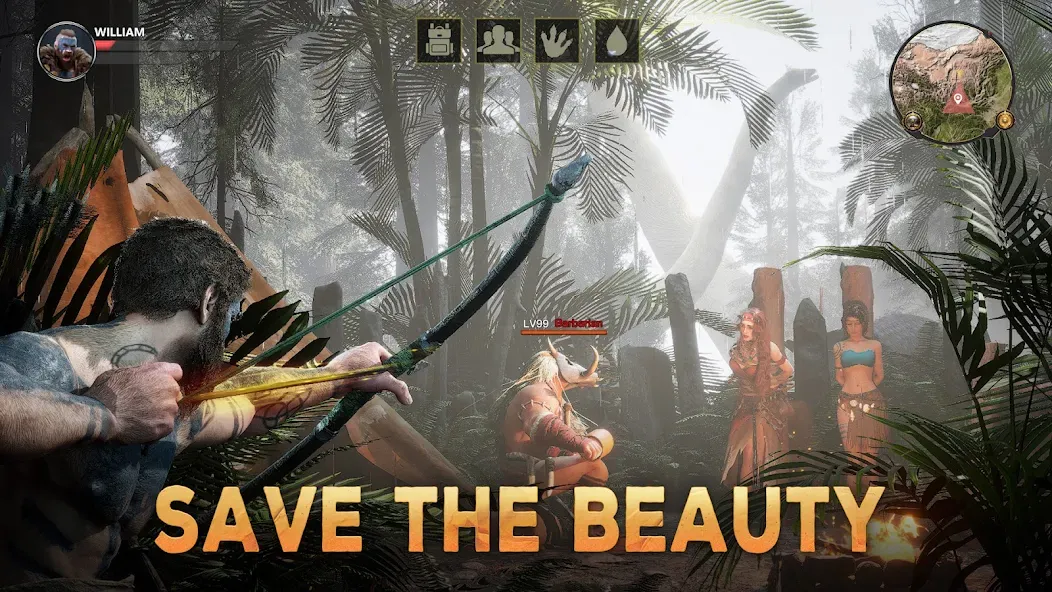 Primitive Era: 10000 BC [MOD: безлимитные ресурсы и быстрая прокачка] Screenshot 3