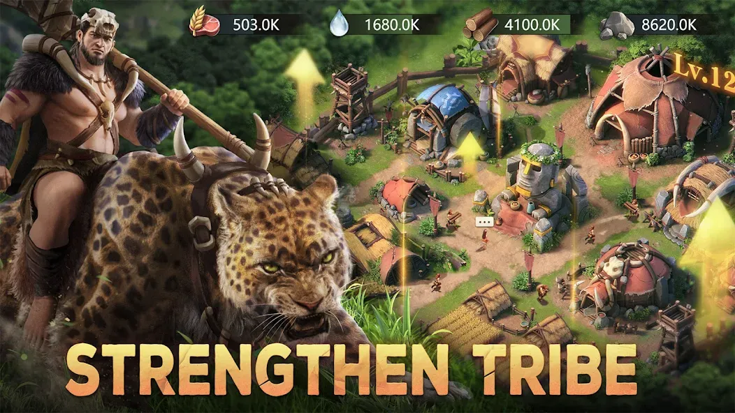 Primitive Era: 10000 BC [MOD: безлимитные ресурсы и быстрая прокачка] Screenshot 5