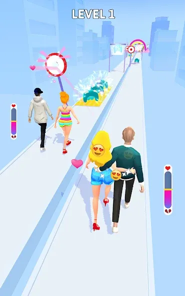 Bestie Breakup - Run for Love [MOD: безлимитные деньги и все уровни] Screenshot 2