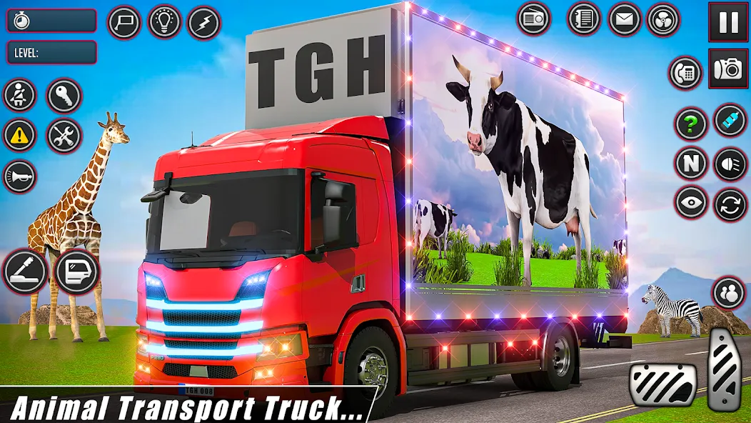 Animal Transport Driving Games [MOD: без рекламы и открыты все уровни] Screenshot 4