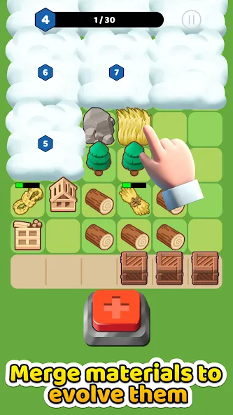 Tap to Build [MOD: безлимитные ресурсы и быстрая постройка] Screenshot 3