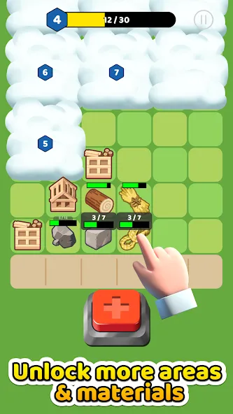 Tap to Build [MOD: безлимитные ресурсы и быстрая постройка] Screenshot 4