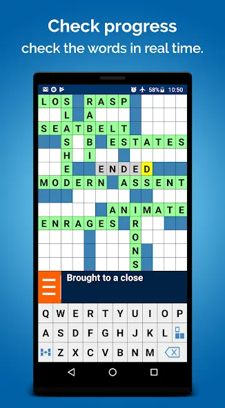 Crossword Puzzle [MOD: подсказки доступны без ограничений] Screenshot 2