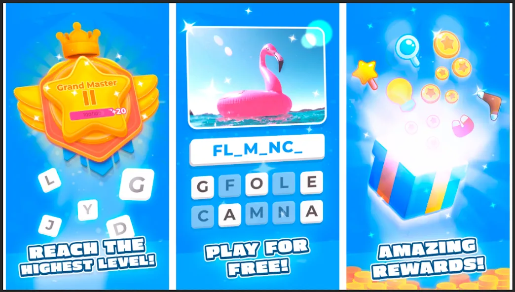 Guess the Word. Word Games [MOD: безлимитные подсказки и открыты уровни] Screenshot 5