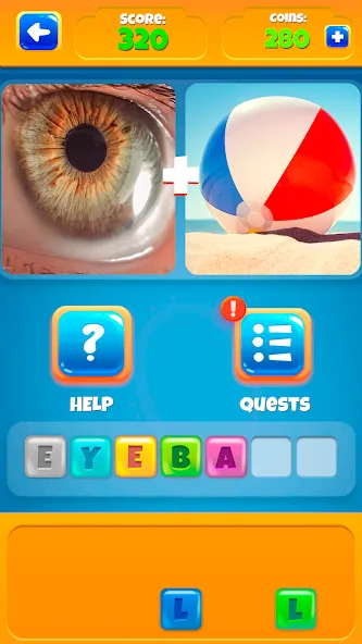 2 Pics 1Word. Offline Games [MOD: открыты все уровни и подсказки] Screenshot 5