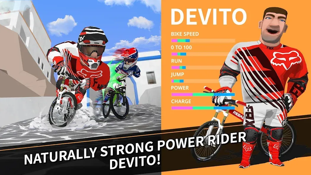 Downhill Masters [MOD: безлимитные деньги и улучшенные велосипеды] Screenshot 4
