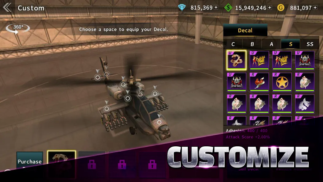 GUNSHIP BATTLE: Helicopter 3D [MOD: безлимитные деньги и топливо] Screenshot 5