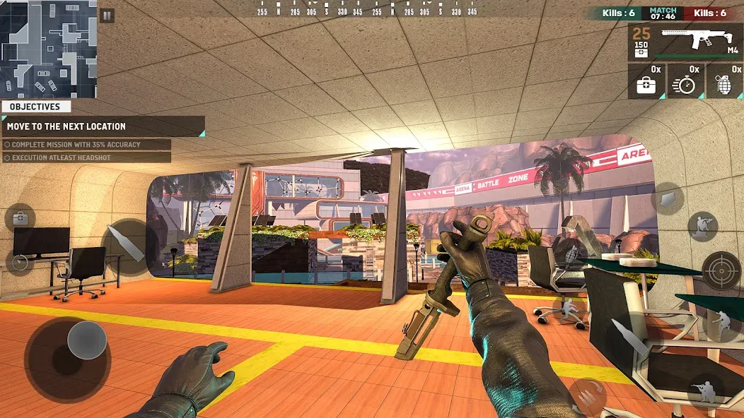 BattleZone: PvP FPS Shooter [MOD: безлимитные патроны и здоровье] Screenshot 4