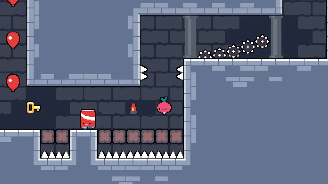 Dadish [MOD: открыты все уровни и скины] Screenshot 3