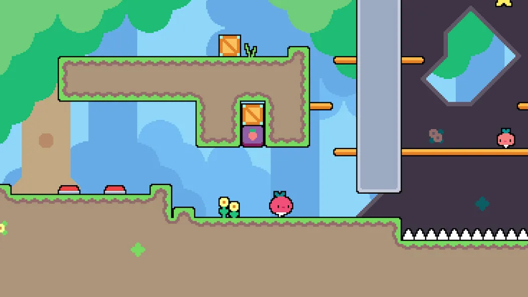 Dadish [MOD: открыты все уровни и скины] Screenshot 4
