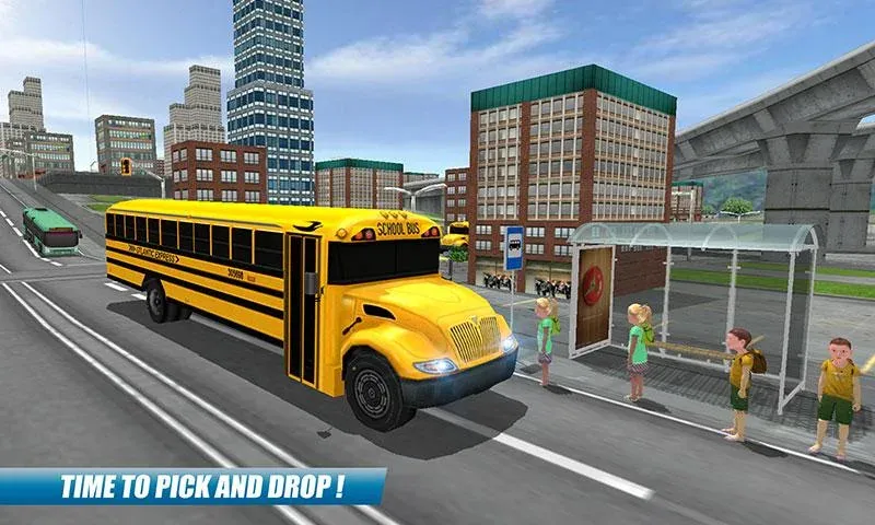 School Bus Driving Game [MOD: безлимитные деньги и топливо] Screenshot 5
