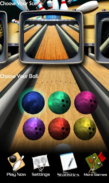 3D Bowling [MOD: безлимитные монеты и все шары] Screenshot 1