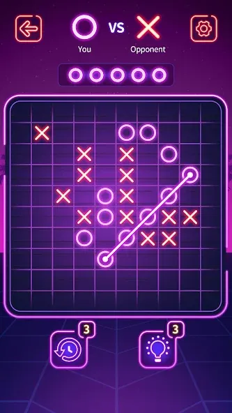 Tic Tac Toe - Offline XOXO [MOD: без рекламы и всё открыто] Screenshot 2