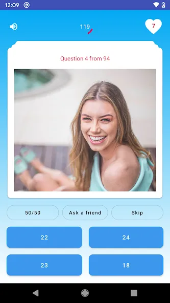 Quiz - Guess her age challenge [MOD: открыты все возрастные испытания] Screenshot 1