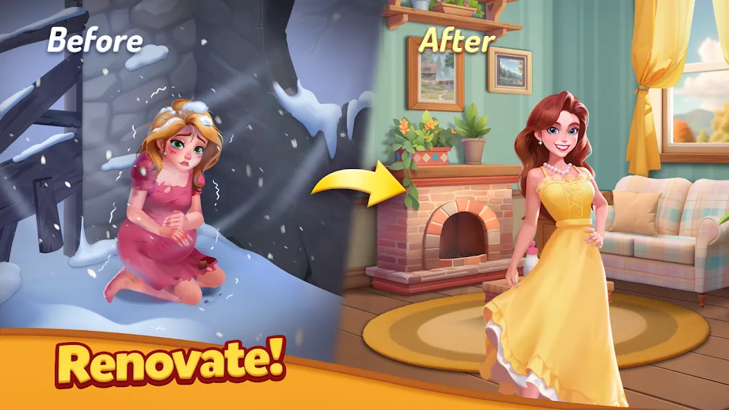 Tile Family: Match Puzzle Game [MOD: безлимитные подсказки и бустеры] Screenshot 4