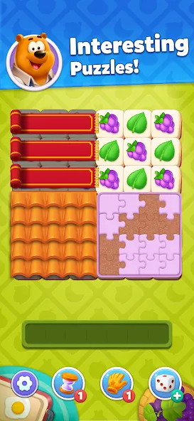 Tile Match - Brain Puzzle Game [MOD: безлимитные подсказки и отмены] Screenshot 5