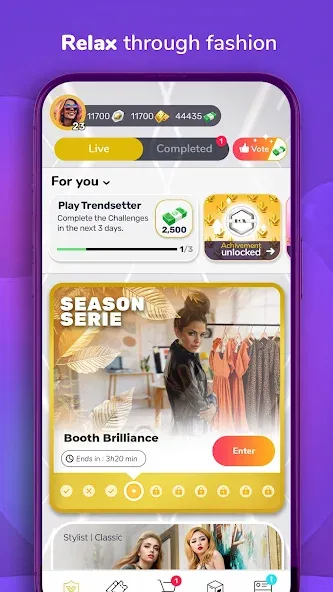 FashionVerse: Fashion Makeover [MOD: безлимитные деньги и все наряды открыты] Screenshot 1