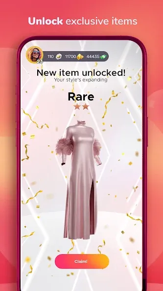 FashionVerse: Fashion Makeover [MOD: безлимитные деньги и все наряды открыты] Screenshot 3