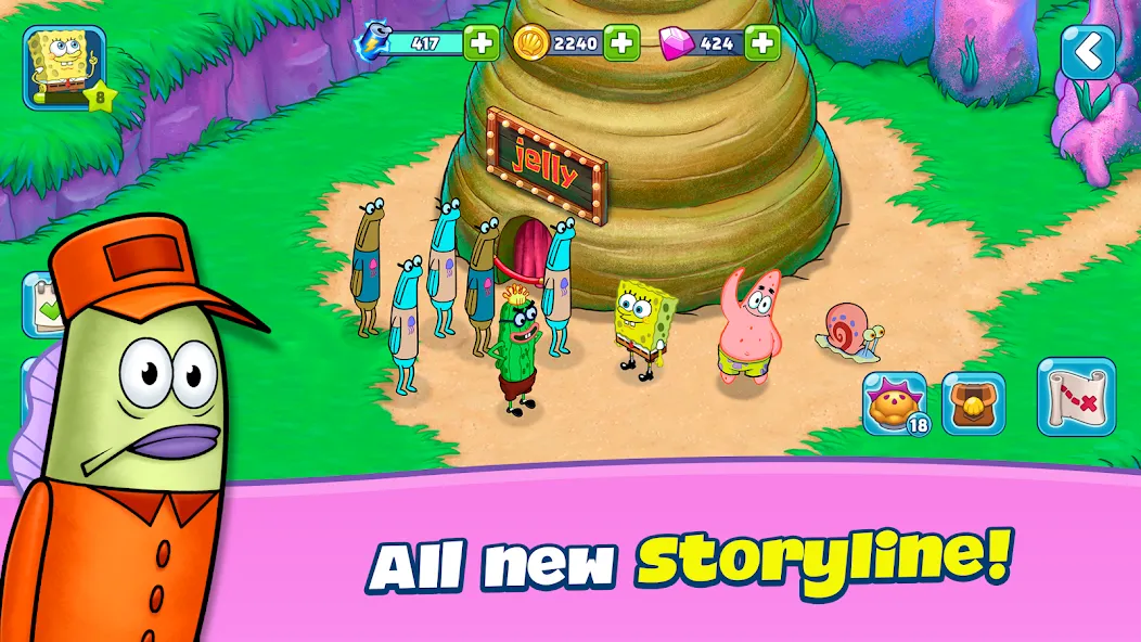 SpongeBob Adventures: In A Jam [MOD: безлимитные деньги и ресурсы] Screenshot 4