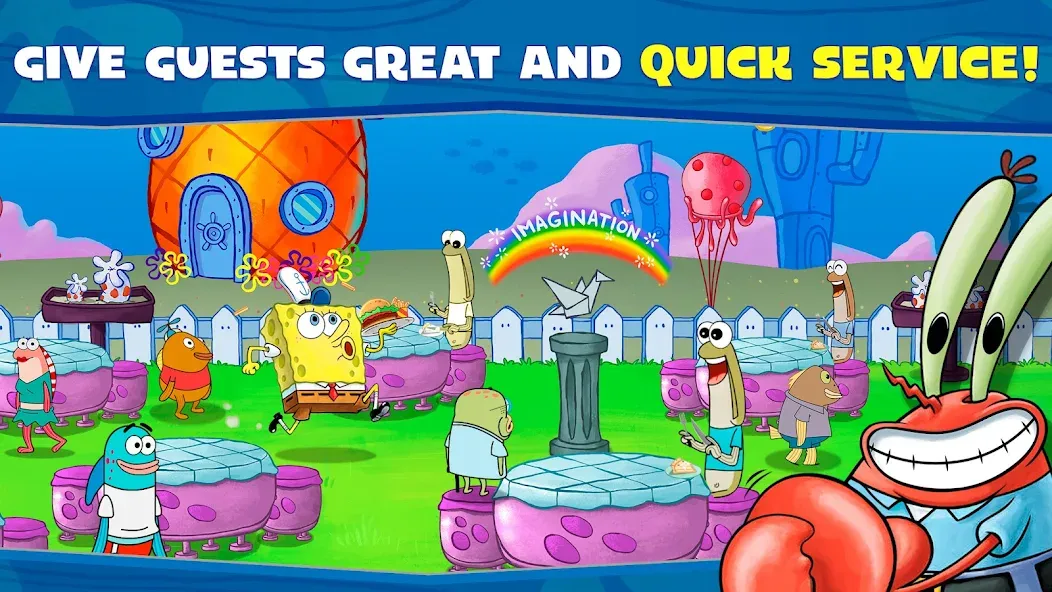 SpongeBob: Krusty Cook-Off [MOD: безлимитные деньги и ресурсы] Screenshot 3