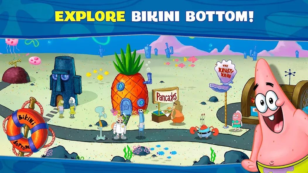 SpongeBob: Krusty Cook-Off [MOD: безлимитные деньги и ресурсы] Screenshot 4