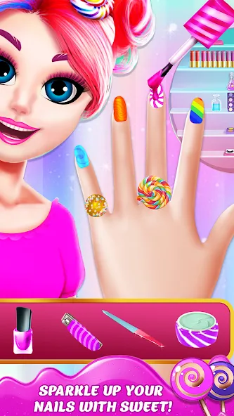 DIY Candy Makeup-Beauty Salon [MOD: безлимитные монеты и всё открыто] Screenshot 3