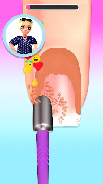 Nail Salon 3D [MOD: безлимитные деньги и все скины] Screenshot 2