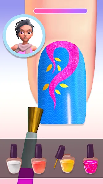 Nail Salon 3D [MOD: безлимитные деньги и все скины] Screenshot 5
