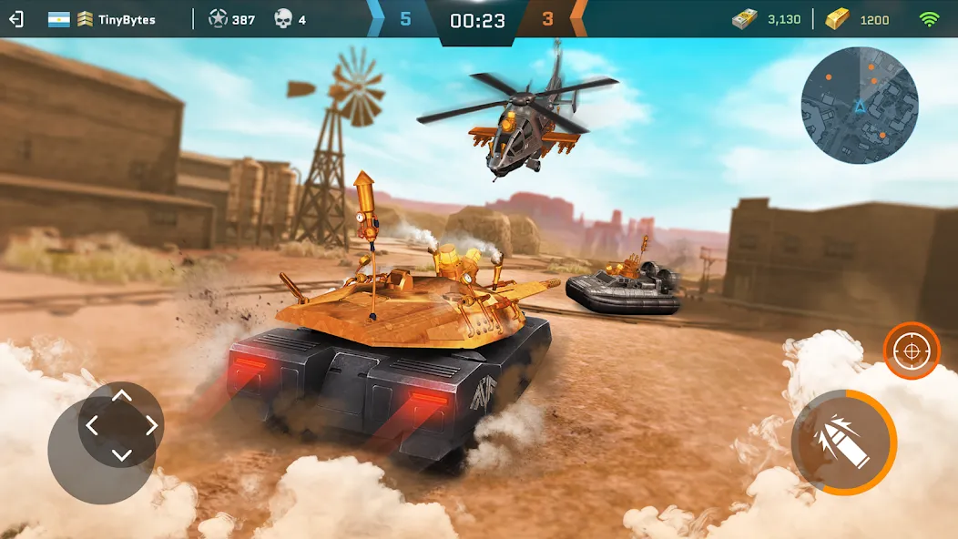 Massive Warfare: Tanks PvP War [MOD: безлимитные деньги и усиленная техника] Screenshot 5