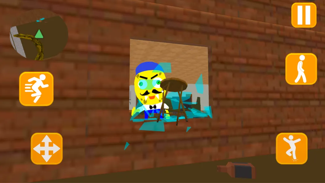 Neighbor Sponge. Scary Secret [MOD: страшные секреты и все уровни] Screenshot 2