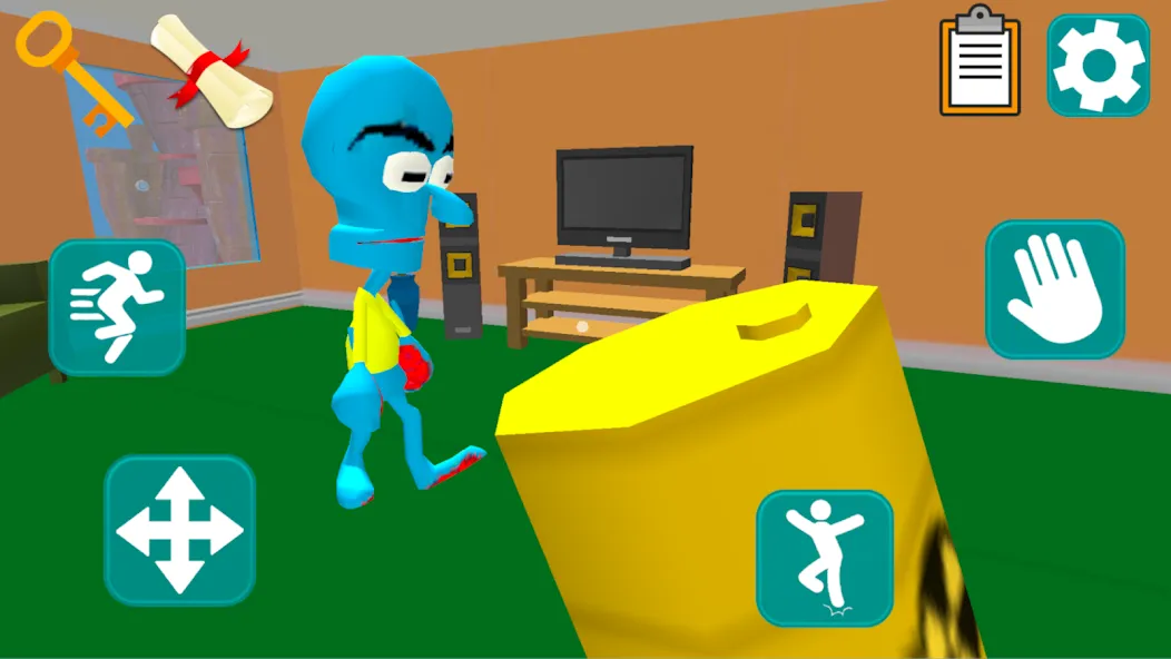 Squid Neighbor. Sponge Escape [MOD: безлимитные монеты и все уровни открыты] Screenshot 3