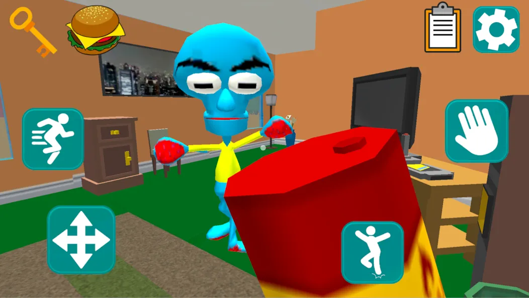 Squid Neighbor. Sponge Escape [MOD: безлимитные монеты и все уровни открыты] Screenshot 4