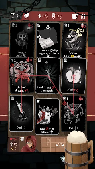 Card Crawl Adventure [MOD: безлимитные карты и ресурсы] Screenshot 1