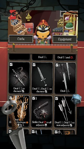 Card Crawl Adventure [MOD: безлимитные карты и ресурсы] Screenshot 5