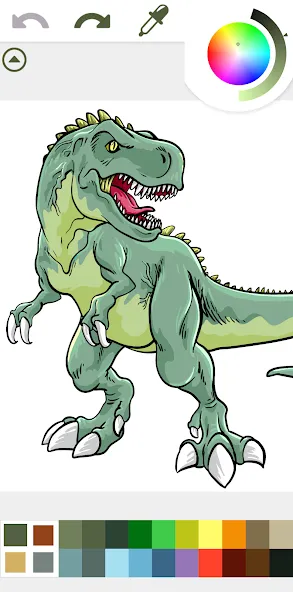Dinosaurs Coloring Book Dino [MOD: все раскраски разблокированы] Screenshot 1