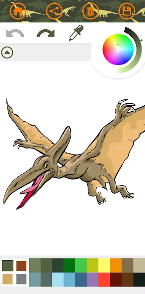 Dinosaurs Coloring Book Dino [MOD: все раскраски разблокированы] Screenshot 3