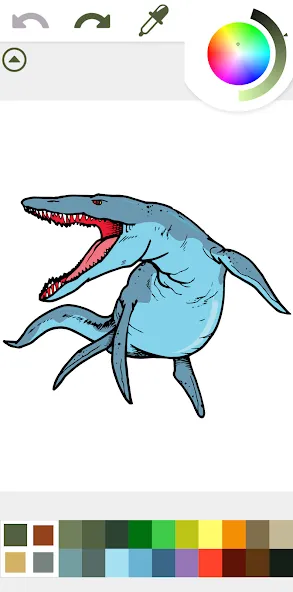Dinosaurs Coloring Book Dino [MOD: все раскраски разблокированы] Screenshot 4