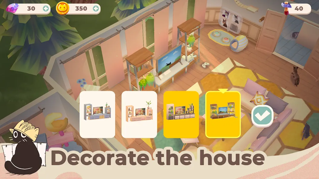 Cat Rescue Story: Pet Shelter [MOD: безлимитные монеты и все питомцы] Screenshot 2