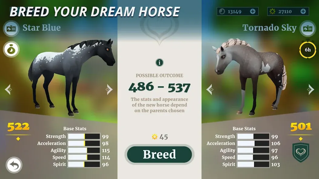 Wildshade: Fantasy Horse Races [MOD: безлимитные деньги и ускорение лошадей] Screenshot 2