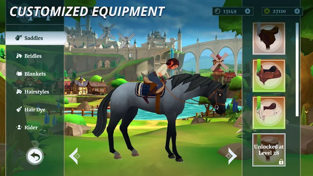 Wildshade: Fantasy Horse Races [MOD: безлимитные деньги и ускорение лошадей] Screenshot 5