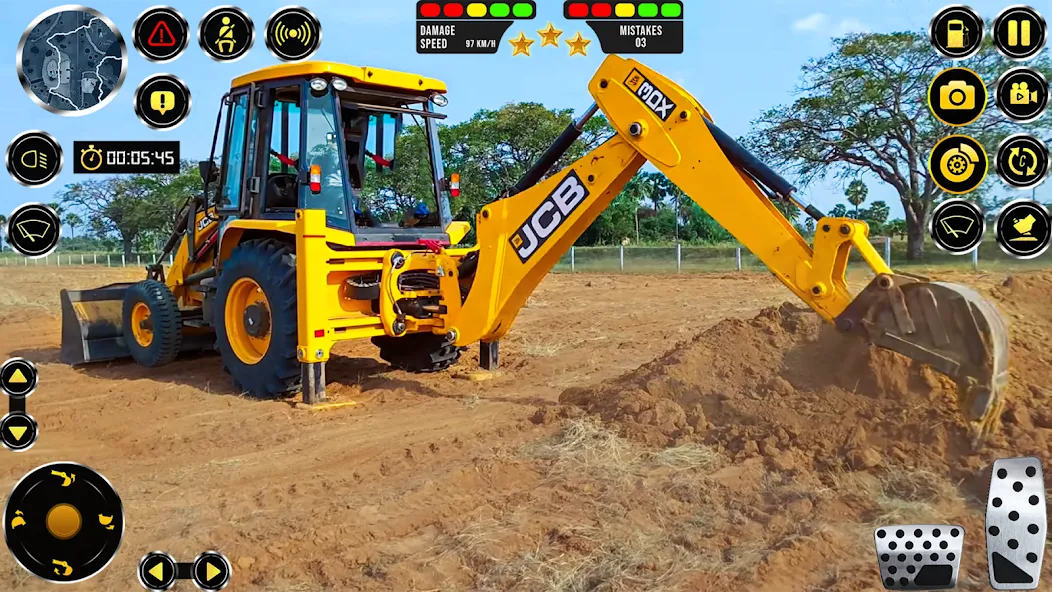 JCB Excavator Construction 3D [MOD: безлимитные деньги и всё открыто] Screenshot 2