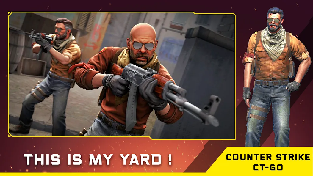 Counter Strike CT-GO Offline [MOD: контртеррористы с улучшенным оружием] Screenshot 1